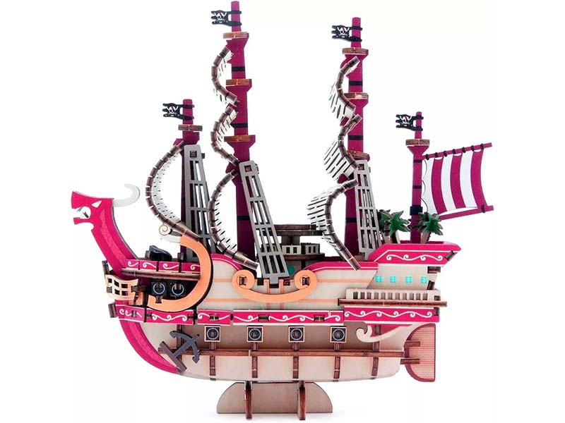 Laser Cut D Puzzle Ship Model Pirate Ship Toy Design Vector File