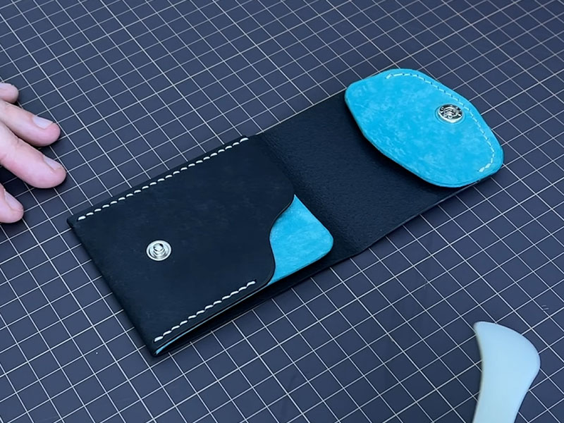 Handmade Leather Wallet Laser Cut Leather Template | Vectors File