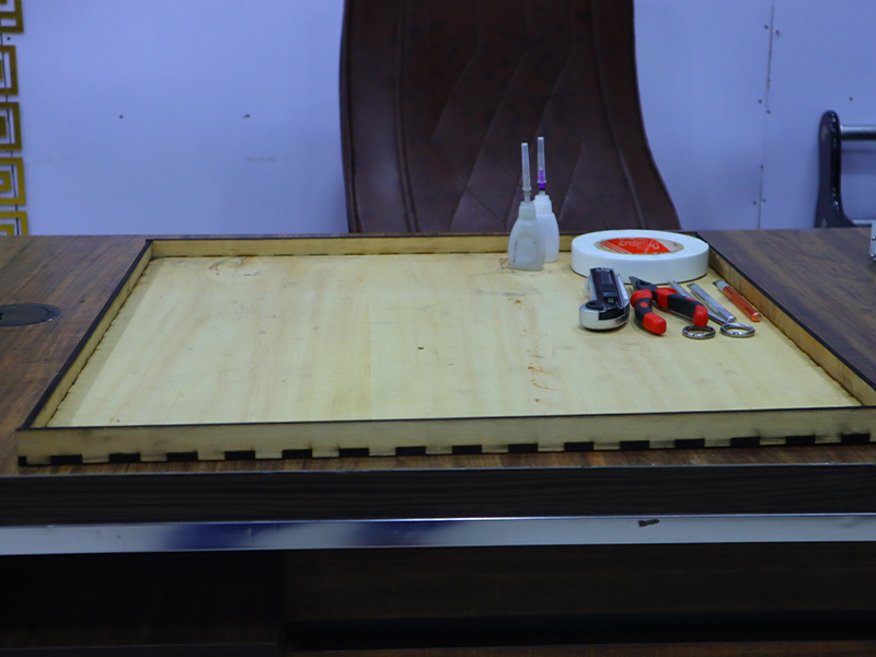 Laser Cut Portable Working Tray Plywood Craft and DIY Work Board ...