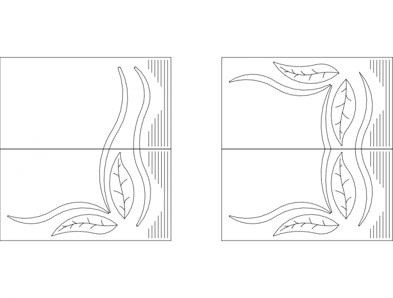 2adet Yatak Odasıcizim Free DXF Vectors File