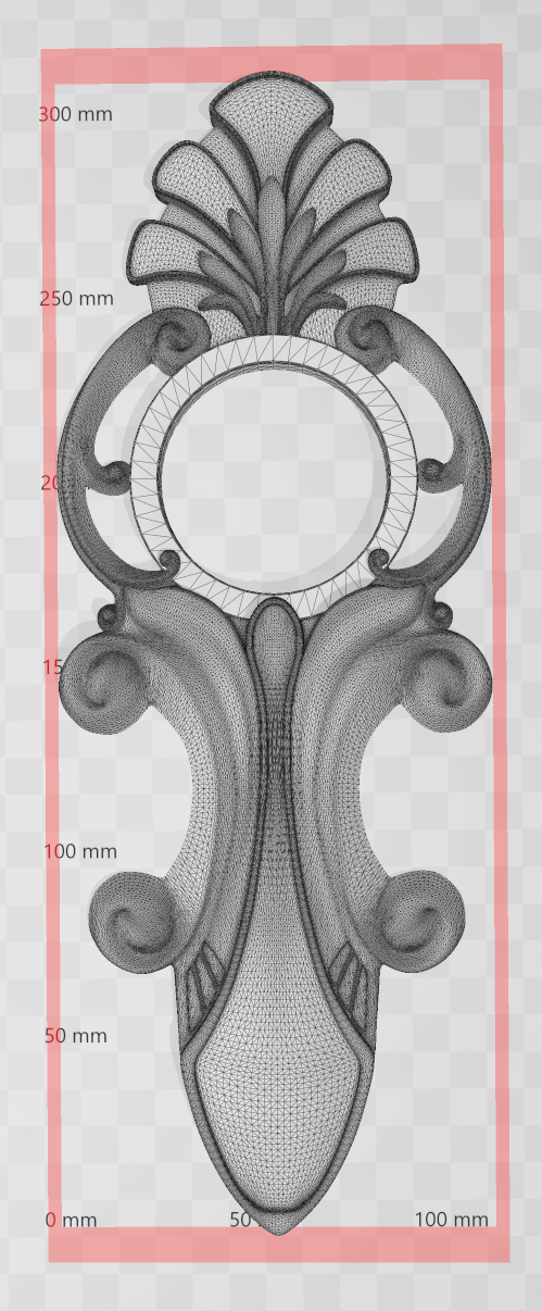 3D CNC Cutting Wood Carving STL File