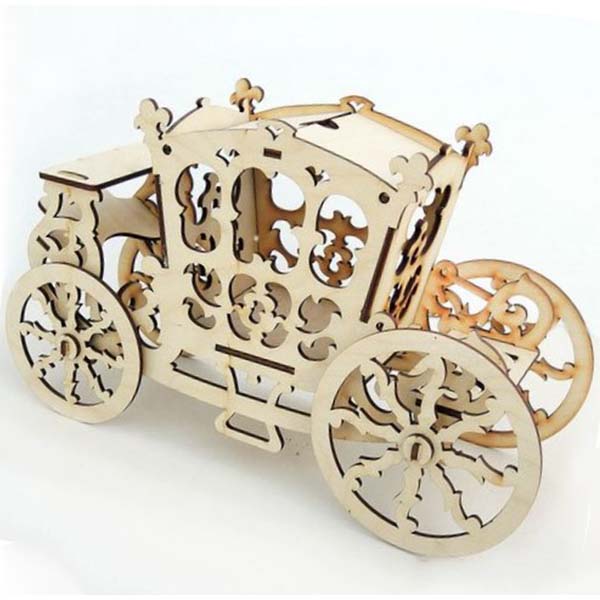 Carriage Candy Cart Sweet Display Stand Laser Cut CDR and DXF Vector ...