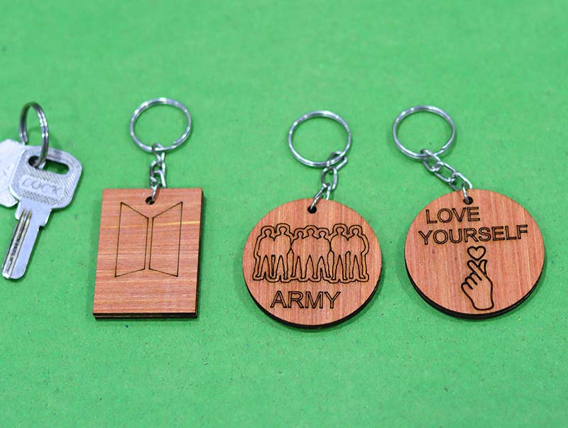 Laser Cut Keyring Laser Engraved Key Chains ideas Vector File