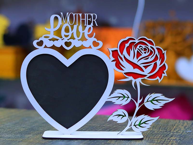 Laser Cut Mother’s Day Photo Frame Mother’s Day Gift Idea 3mm Free ...