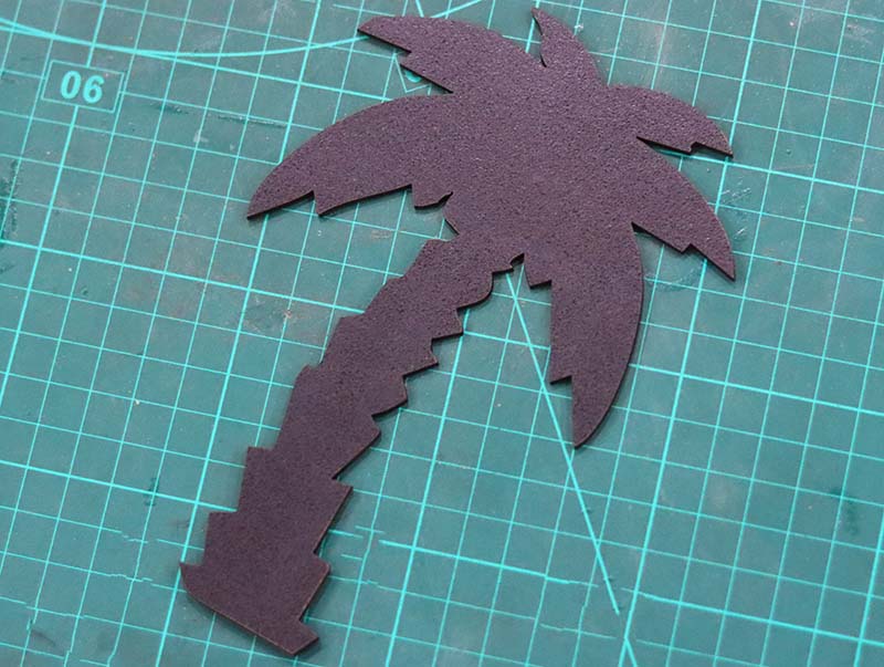 Laser Cut Out Palm Tree Wall Decor Template Vector File | Vectors File