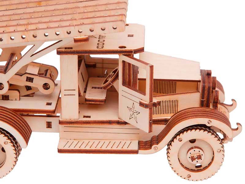 BM 13 Katyusha Multiple Rocket Launcher on ZiS 6 Truck 3D Puzzle Laser Cut File