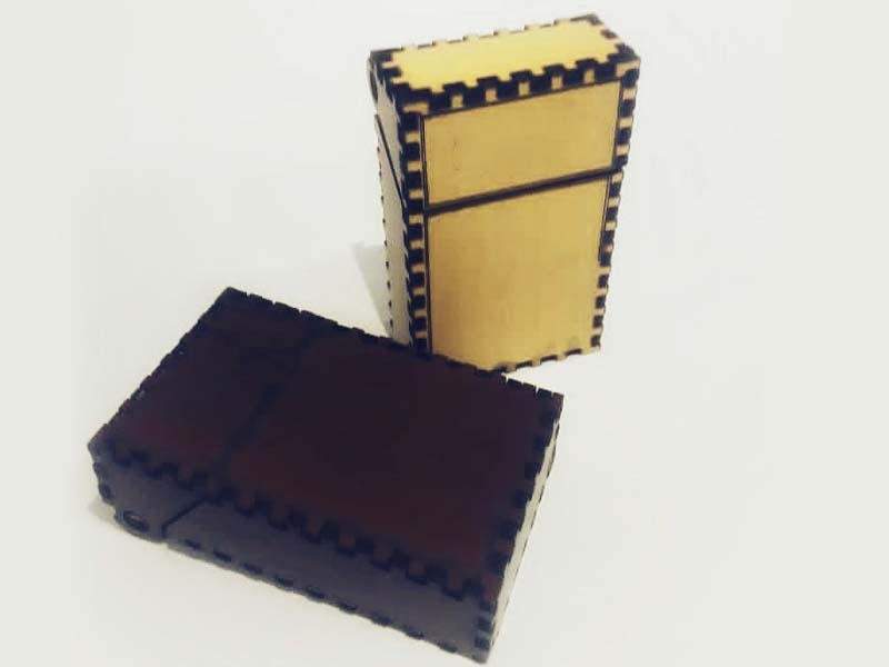 Laser Cut Cigarette Box Cigarette Case Gift Box Template