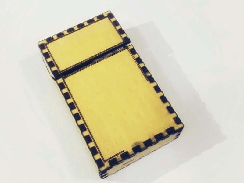 Laser Cut Cigarette Box Cigarette Case Gift Box Template