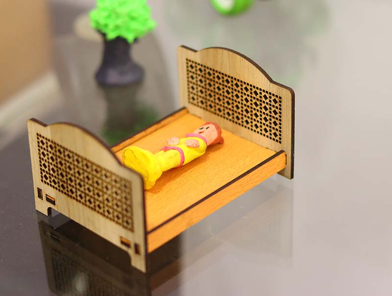 Laser Cut Miniature Furniture Dollhouse Furniture Template