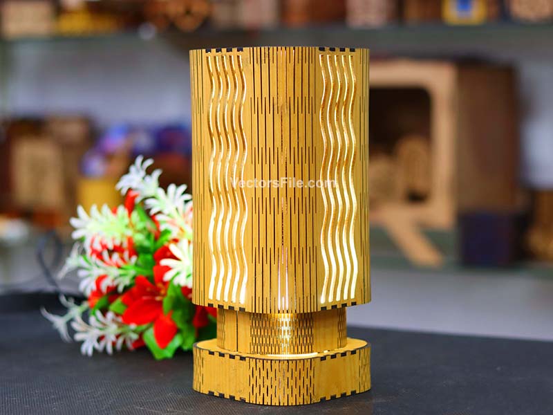 Laser Cut Table Lamp Wooden Desk Lamp Night Light Lamp Design