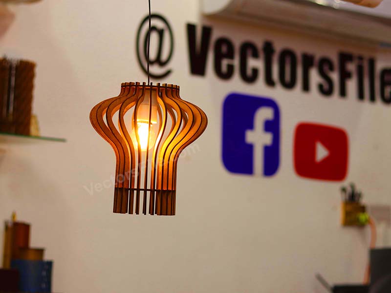 Laser Cut Mid Century Hanging Lamp Pendant Light Lamp