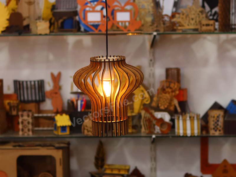 Laser Cut Mid Century Hanging Lamp Pendant Light Lamp