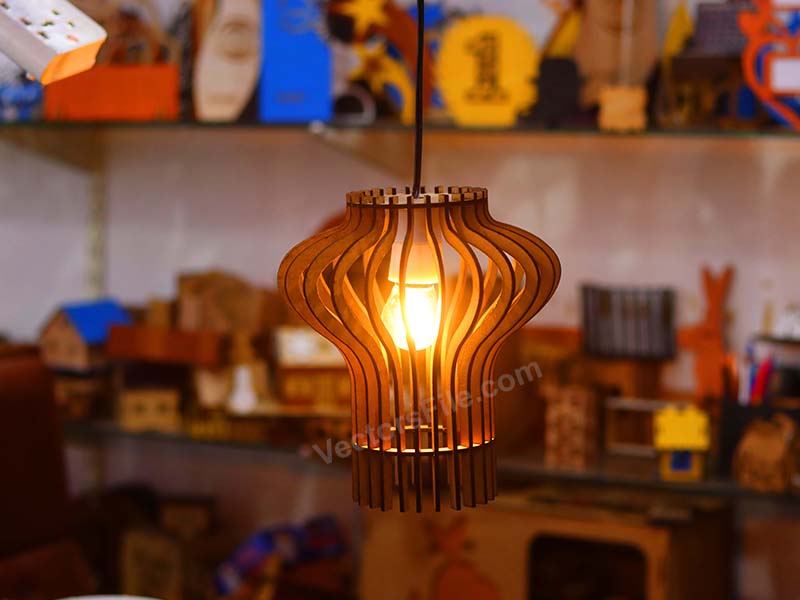 Laser Cut Mid Century Hanging Lamp Pendant Light Lamp