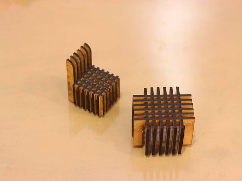 Laser Cut Dollhouse Furniture Miniature Chair and Table Set