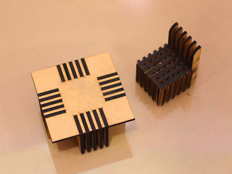 Laser Cut Miniature Table and Chair Dollhouse Furniture Design
