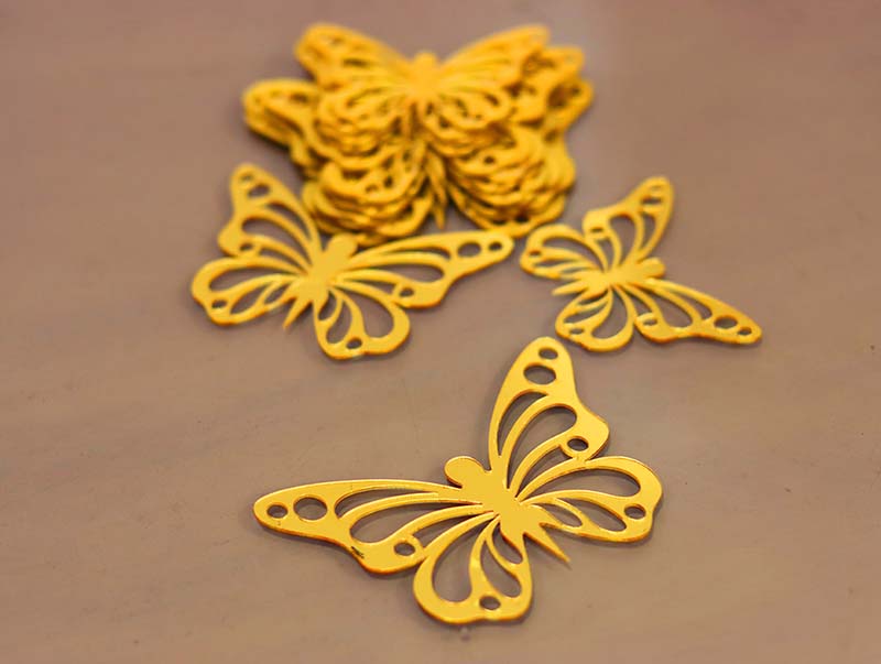 Butterfly Laser Cut Out Template Vector File