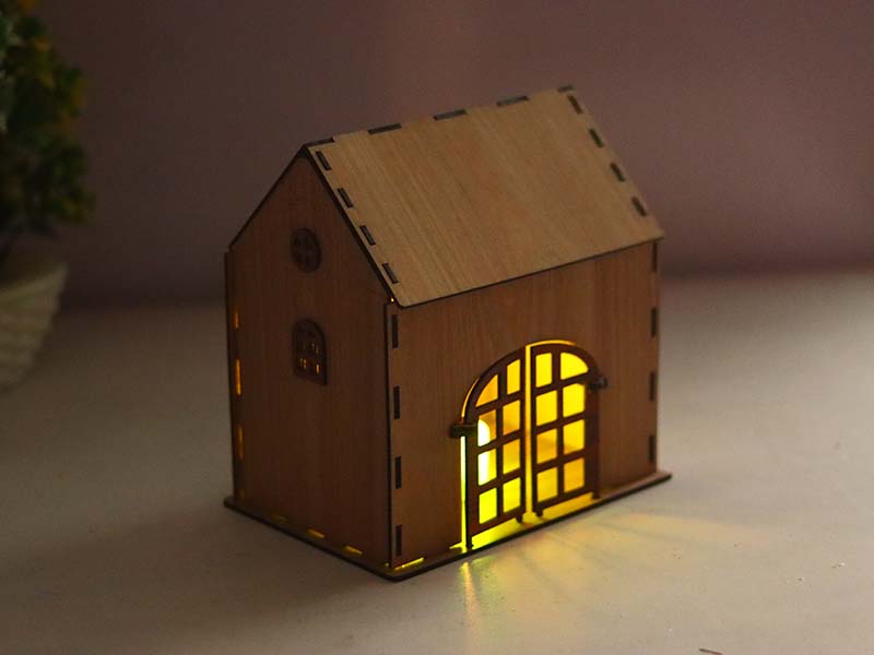 Laser Cut Tea Light Candle Holder House Design
