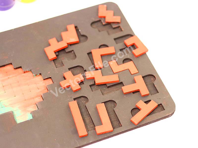 Laser Cut Fish Puzzle Education Board For Kids