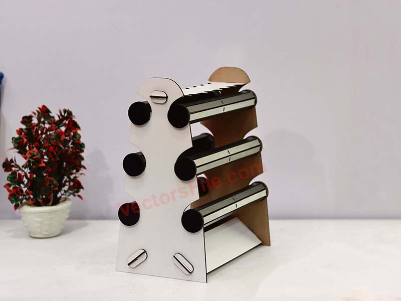 Laser Cut Bracelet and Bangle Jewelry Organizer Stand