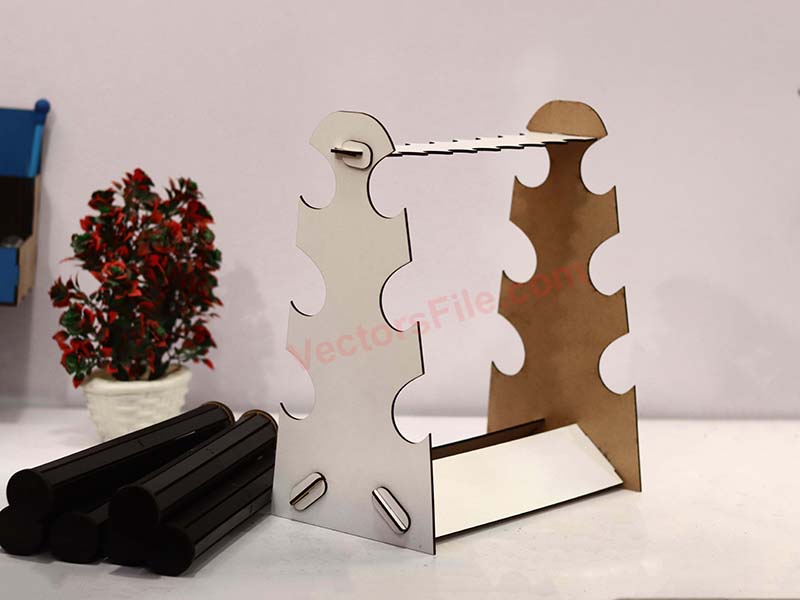 Laser Cut Bracelet and Bangle Jewelry Organizer Stand