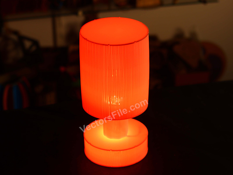 Laser Cut Acrylic LED Lamp 3D Illusion Night Light Table Lamp