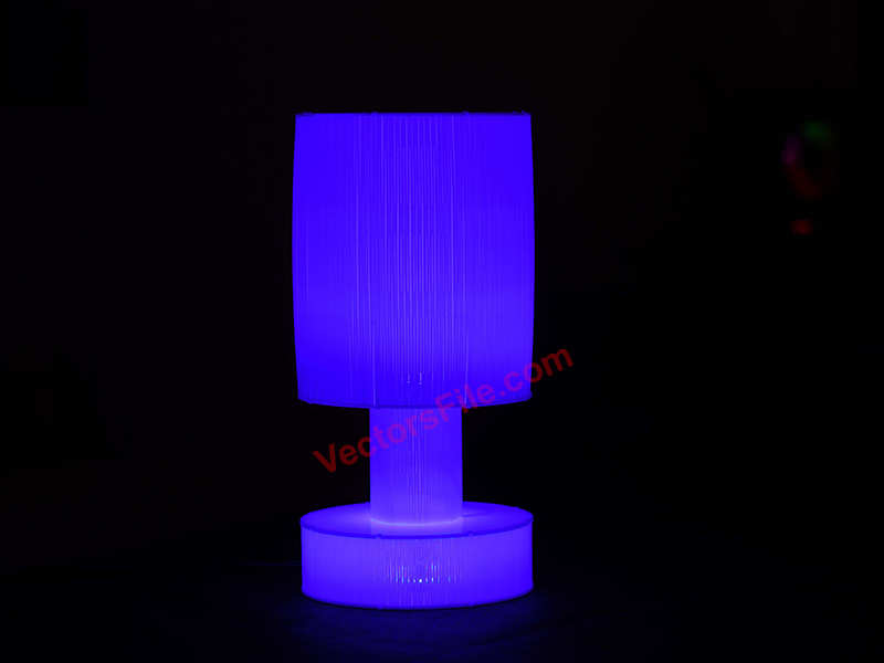 Laser Cut Acrylic LED Lamp 3D Illusion Night Light Table Lamp