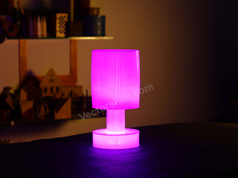 Laser Cut Acrylic LED Lamp 3D Illusion Night Light Table Lamp