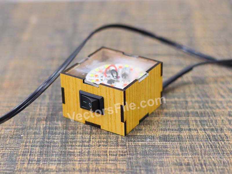 Laser Cut Video and Photography Background Light Effect DIY Box