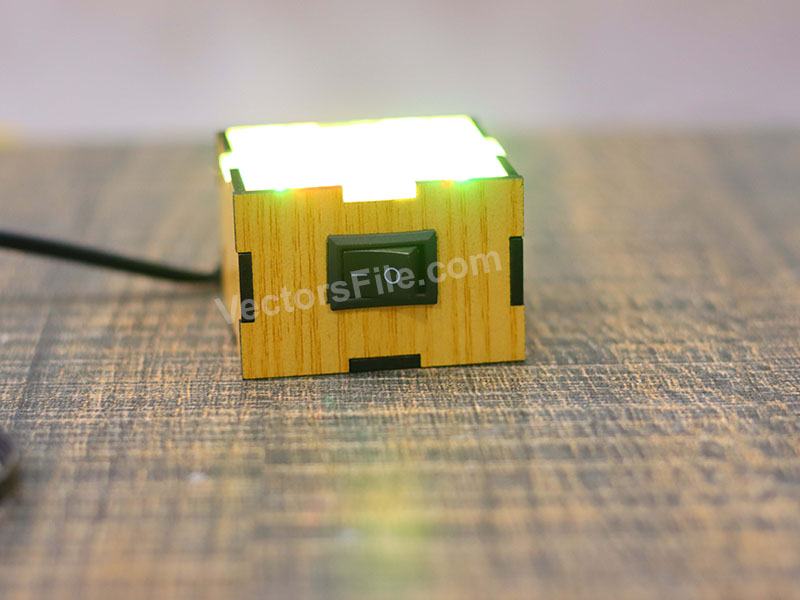 Laser Cut Video and Photography Background Light Effect DIY Box