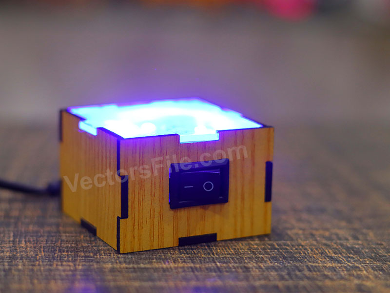 Laser Cut Video and Photography Background Light Effect DIY Box