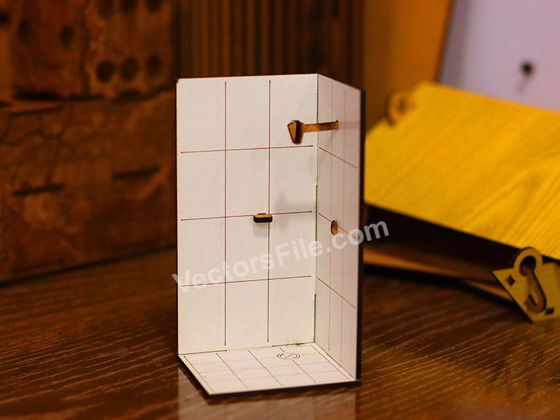 Laser Cut Dollhouse Furniture Miniature Bathroom Design