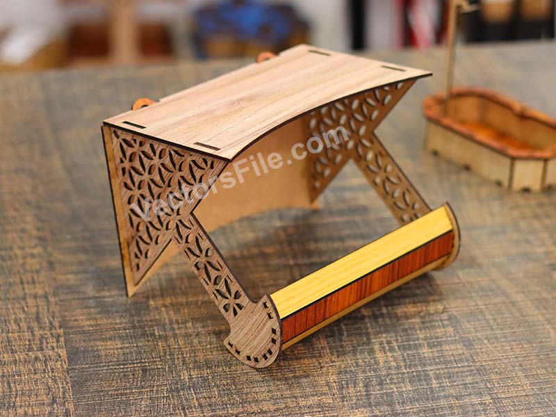 Laser Cut Wooden Hanging Bird Feeder Template