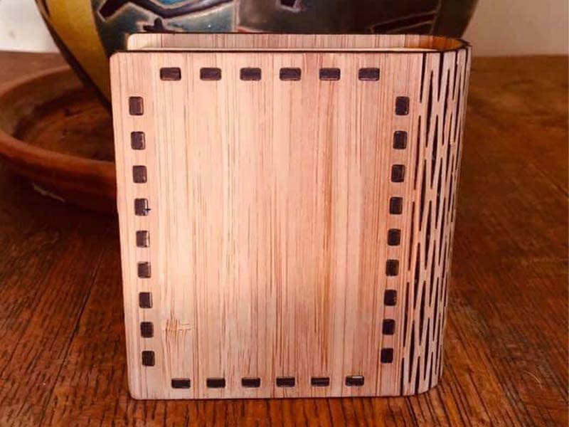 Laser Ctu Wooden Gift Box with Lock Mechanism