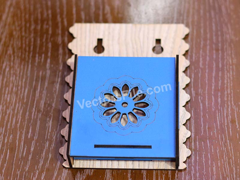 Laser Cut Wall Mounted Mobile Phone Holder Stand