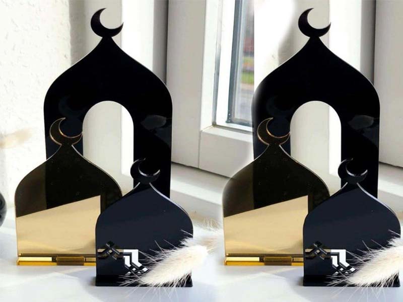 Laser Cut Ramadan Kareem Stand Decoration Gift Idea