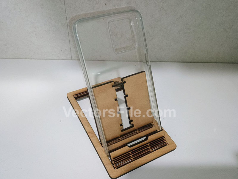 Laser Cut Smart Phone Stand Desktop Mobile Stand