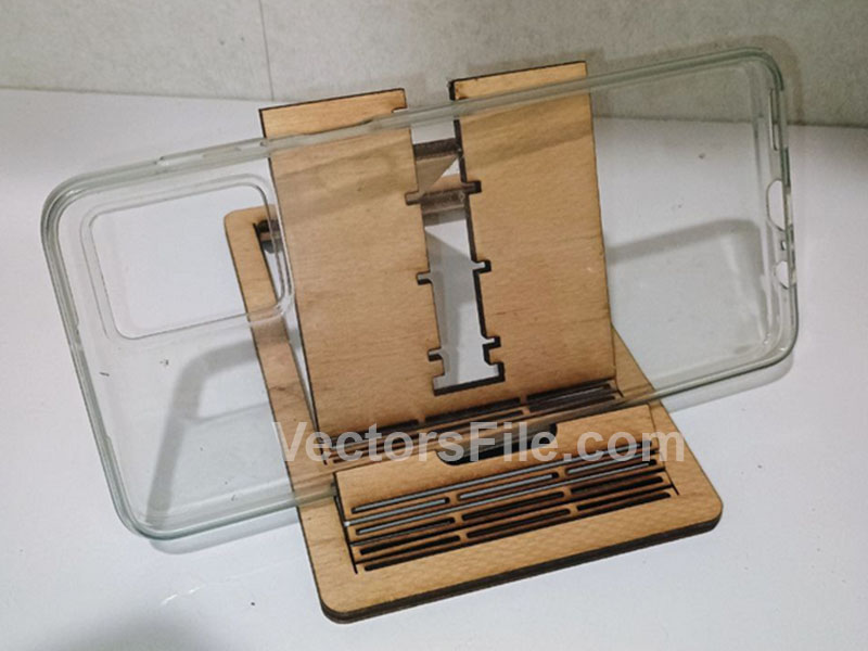 Laser Cut Smart Phone Stand Desktop Mobile Stand