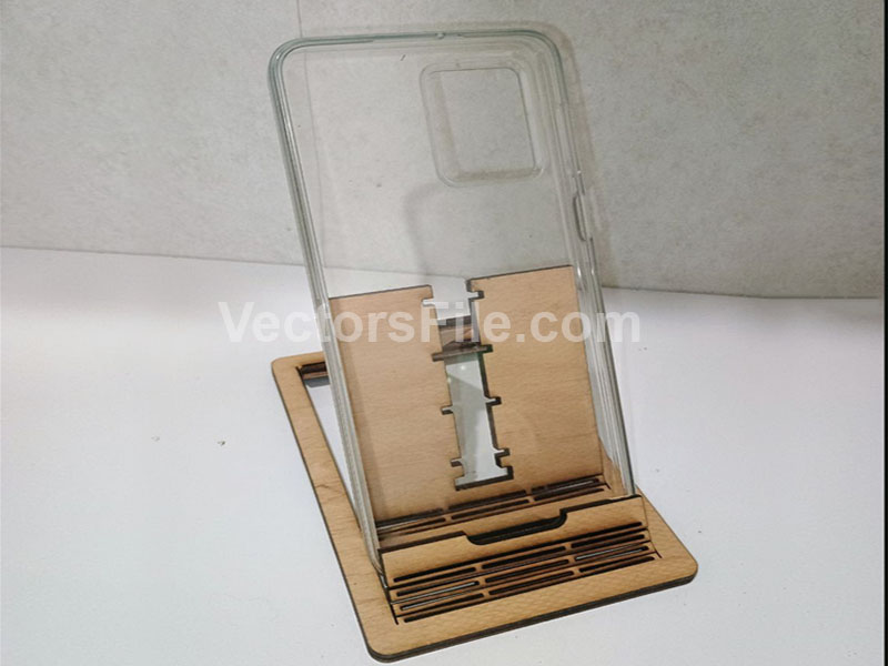 Laser Cut Smart Phone Stand Desktop Mobile Stand