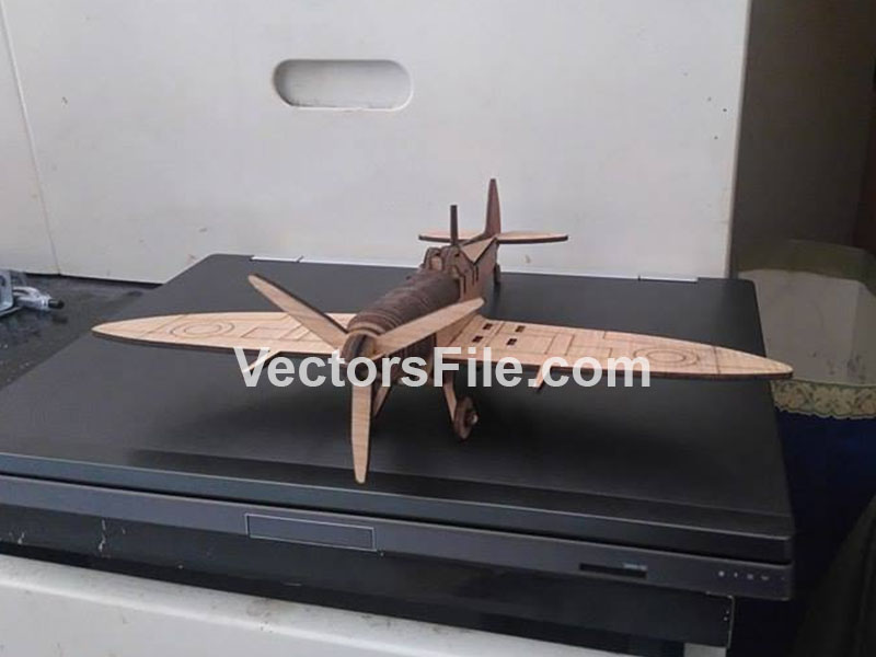 Laser Cut Fighter Jet 3D Puzzle Design Aeroplane Toy Model Kit