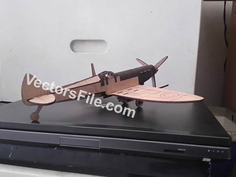 Laser Cut Fighter Jet 3D Puzzle Design Aeroplane Toy Model Kit