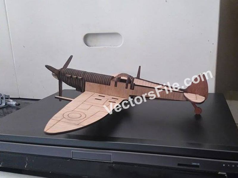 Laser Cut Fighter Jet 3D Puzzle Design Aeroplane Toy Model Kit