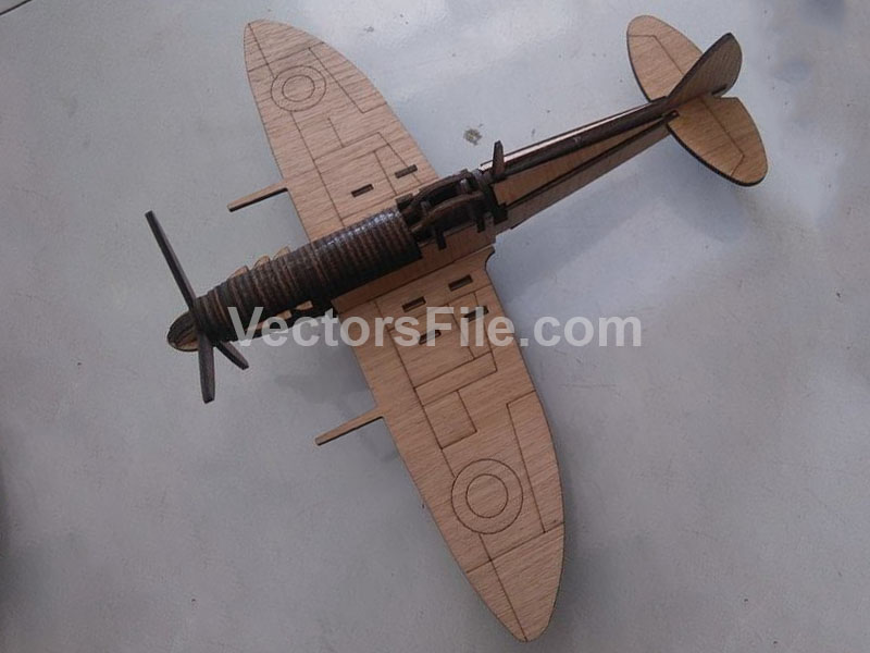 Laser Cut Fighter Jet 3D Puzzle Design Aeroplane Toy Model Kit