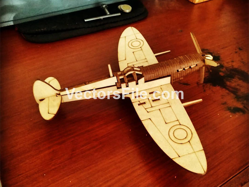 Laser Cut Fighter Jet 3D Puzzle Design Aeroplane Toy Model Kit