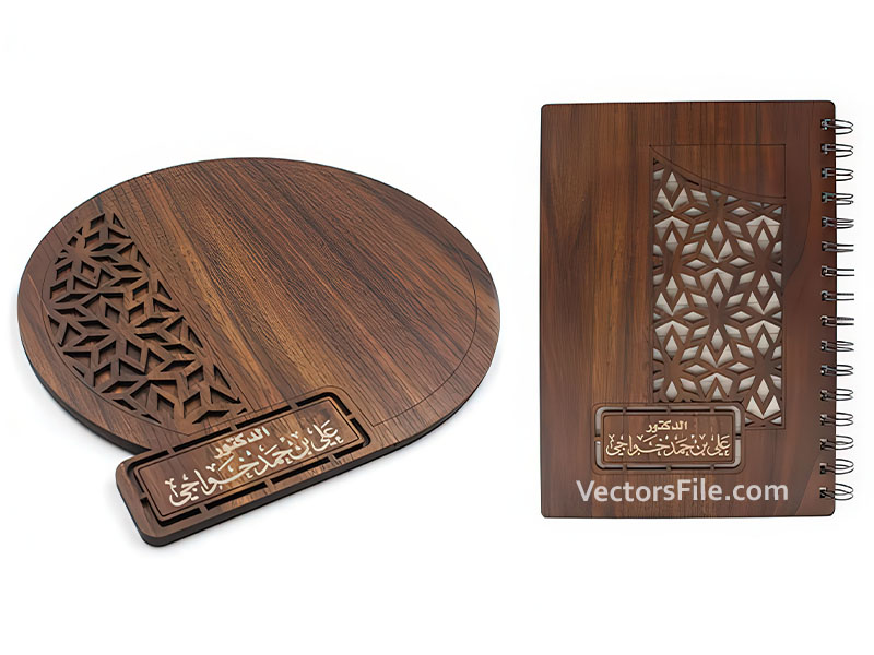 Laser Cut Luxury Decorative Office Desk Accessories Organizer Set