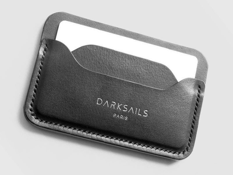 Laser Cut Leather Card Holder Leather Pouch Case Design
