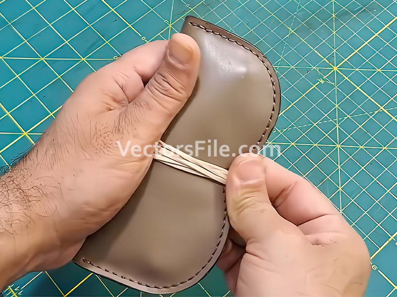 Laser Cut Leather Sunglasses Case Pattern Leather Pouch Template