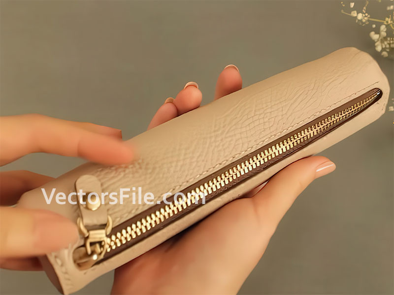 Laser Cut Leather Pen and Pencil Case Leather Pouch Template
