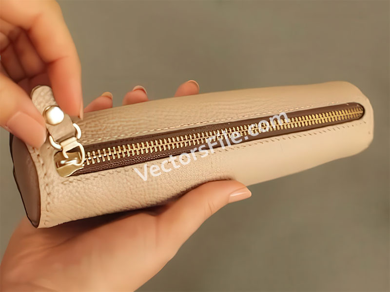 Laser Cut Leather Pen and Pencil Case Leather Pouch Template