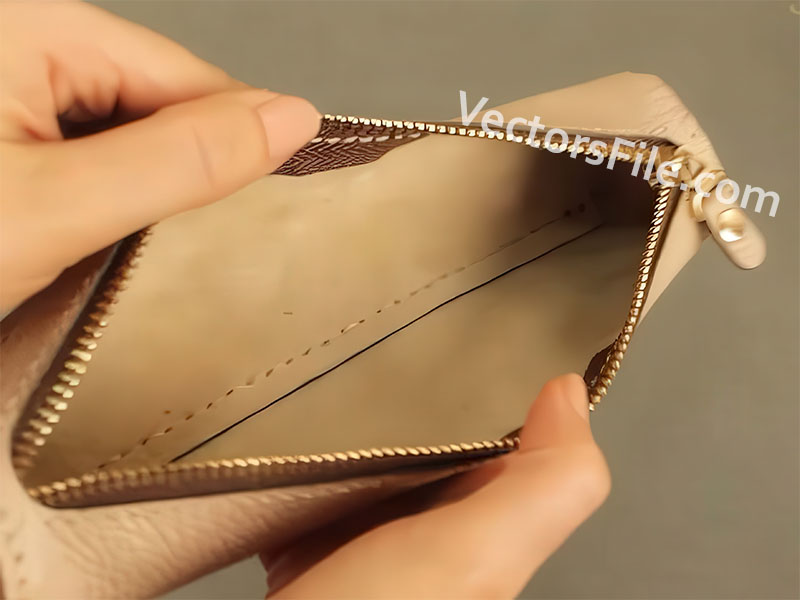 Laser Cut Leather Pen and Pencil Case Leather Pouch Template