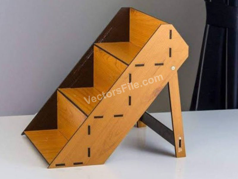 Laser Cut Wooden Generic Spice Rack Organizer